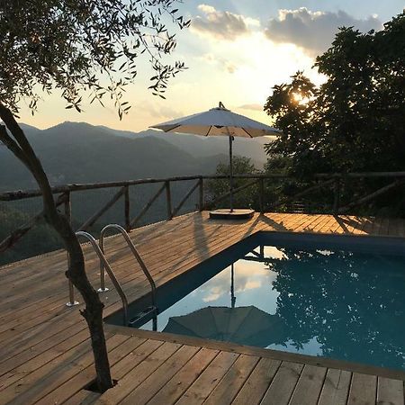 Piscina Con Vista Villa Bagni di Lucca Eksteriør billede