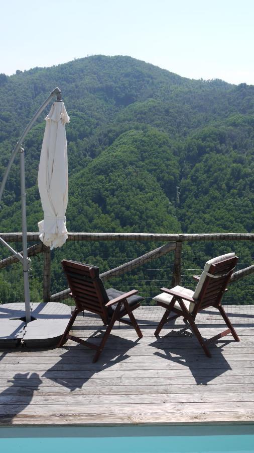 Piscina Con Vista Villa Bagni di Lucca Eksteriør billede