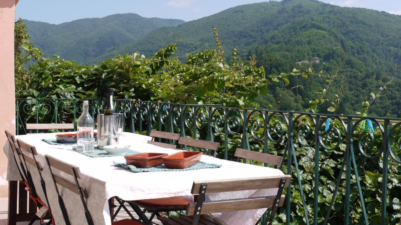 Piscina Con Vista Villa Bagni di Lucca Eksteriør billede