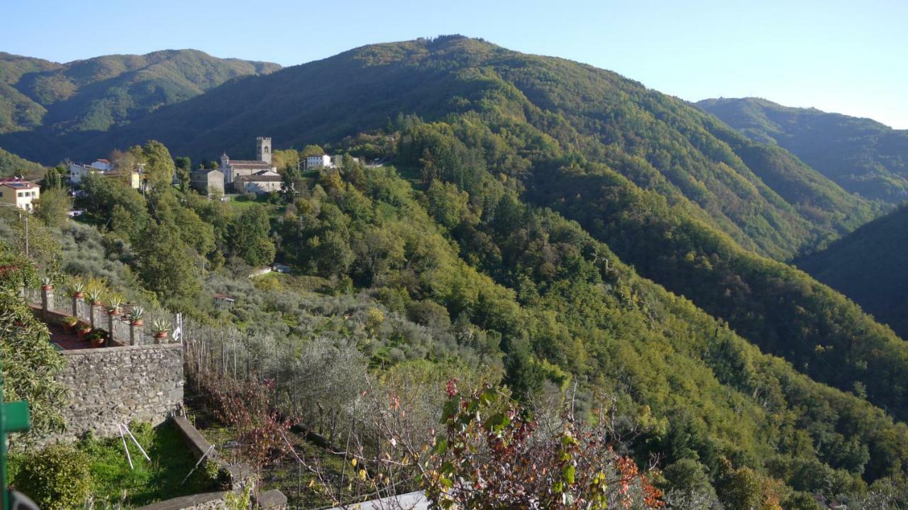 Piscina Con Vista Villa Bagni di Lucca Eksteriør billede