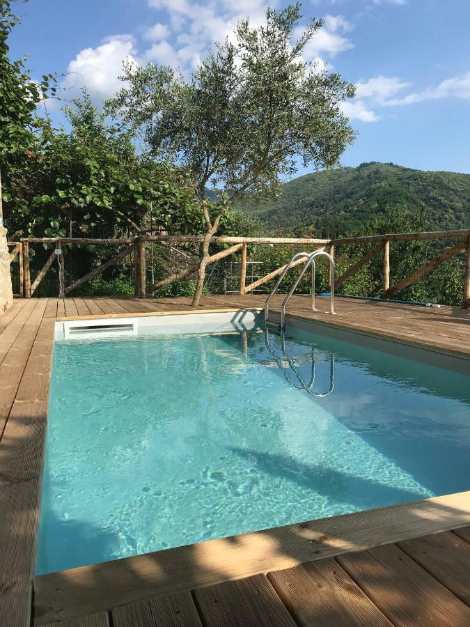 Piscina Con Vista Villa Bagni di Lucca Eksteriør billede