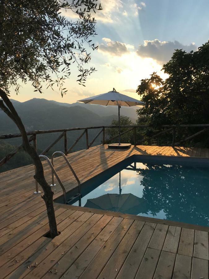 Piscina Con Vista Villa Bagni di Lucca Eksteriør billede