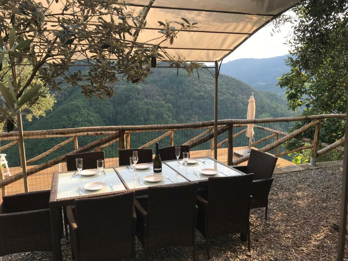 Piscina Con Vista Villa Bagni di Lucca Eksteriør billede